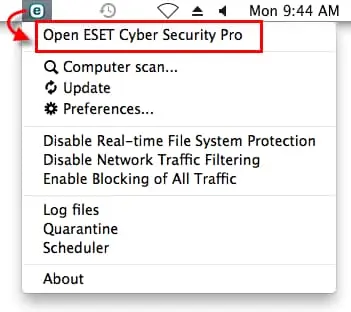 ایجاد شورتکات آنتی ویروس نود 32 برای macOS ایجاد شورتکات آنتی ویروس نود 32 برای macOS